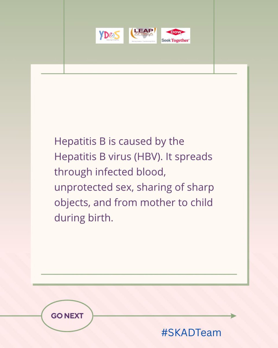 Day 1 | Hepatitis B: The Silent Killer Awareness Drive ✨

We kick off our online campaign today under the LEAP Africa Youth Day of Service 2025 🎉. Over the next four days (28th–31st August), we’ll be sharing vital information to raise awareness about Hepatitis B, debunk…