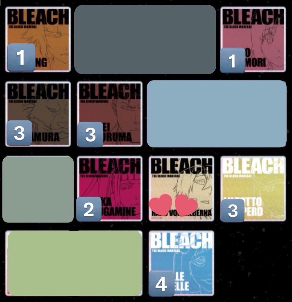 BLEACH キラキラアクリルカード オリジナルグッズ｜BLEACH THE BLOOD WARFARE -REVIEW EVENT-