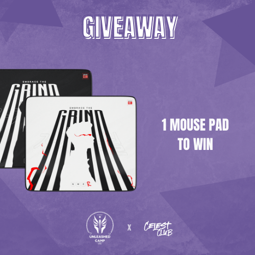 Unleashed Camp (@unleashedcamp_) on Twitter photo ✨ GIVEAWAY ✨
<a href="/CelestClub/">CelestClub</a> is partnering up with the Unleashed Camp so you can win a premium quality mouse pad !
To participate :
👉 Follow <a href="/UnleashedCamp_/">Unleashed Camp</a> and <a href="/CelestClub/">CelestClub</a>
🔀Retweet and Like this post
🚨 Results in one week ! ✨ GIVEAWAY ✨
<a href="/CelestClub/">CelestClub</a> is partnering up with the Unleashed Camp so you can win a premium quality mouse pad !
To participate :
👉 Follow <a href="/UnleashedCamp_/">Unleashed Camp</a> and <a href="/CelestClub/">CelestClub</a>
🔀Retweet and Like this post
🚨 Results in one week !