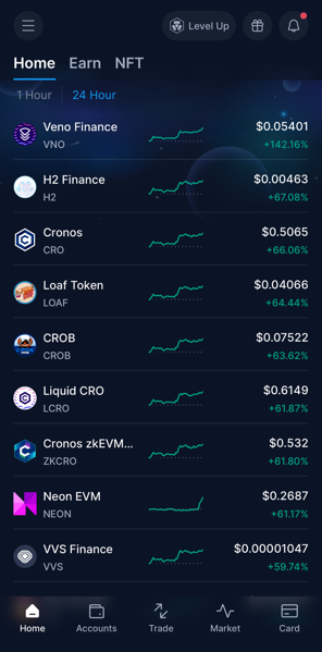 jns64's tweet photo. Amazing rally of Cronos ecosystem tokens today, snapped 5 minutes ago at https://t.co/1tiHvm6Fdp app https://t.co/S5WEsNGpsM