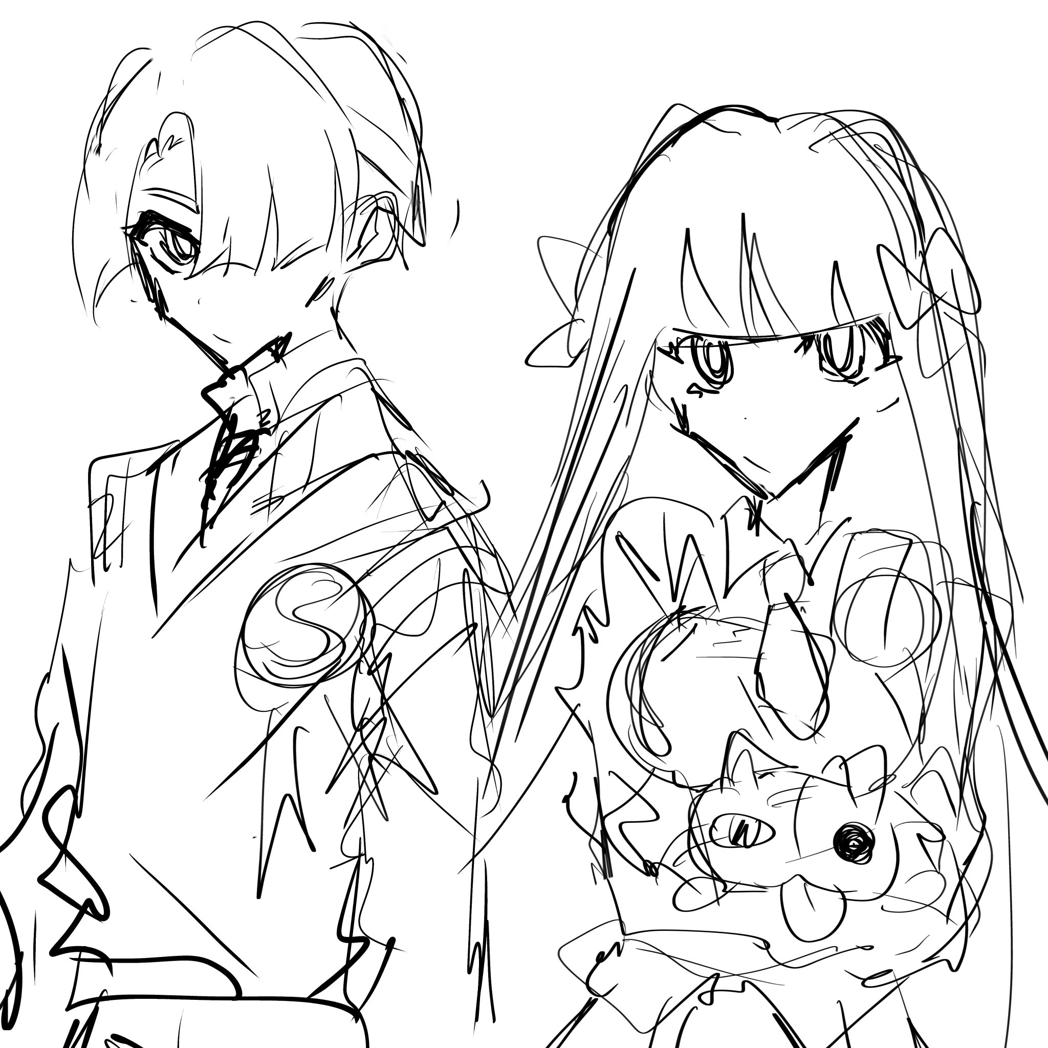 イラスト　原画　「レモンとの娘」 イラスト 原画 「レモンとウクライナの娘」 サントリー「C.C.レモン