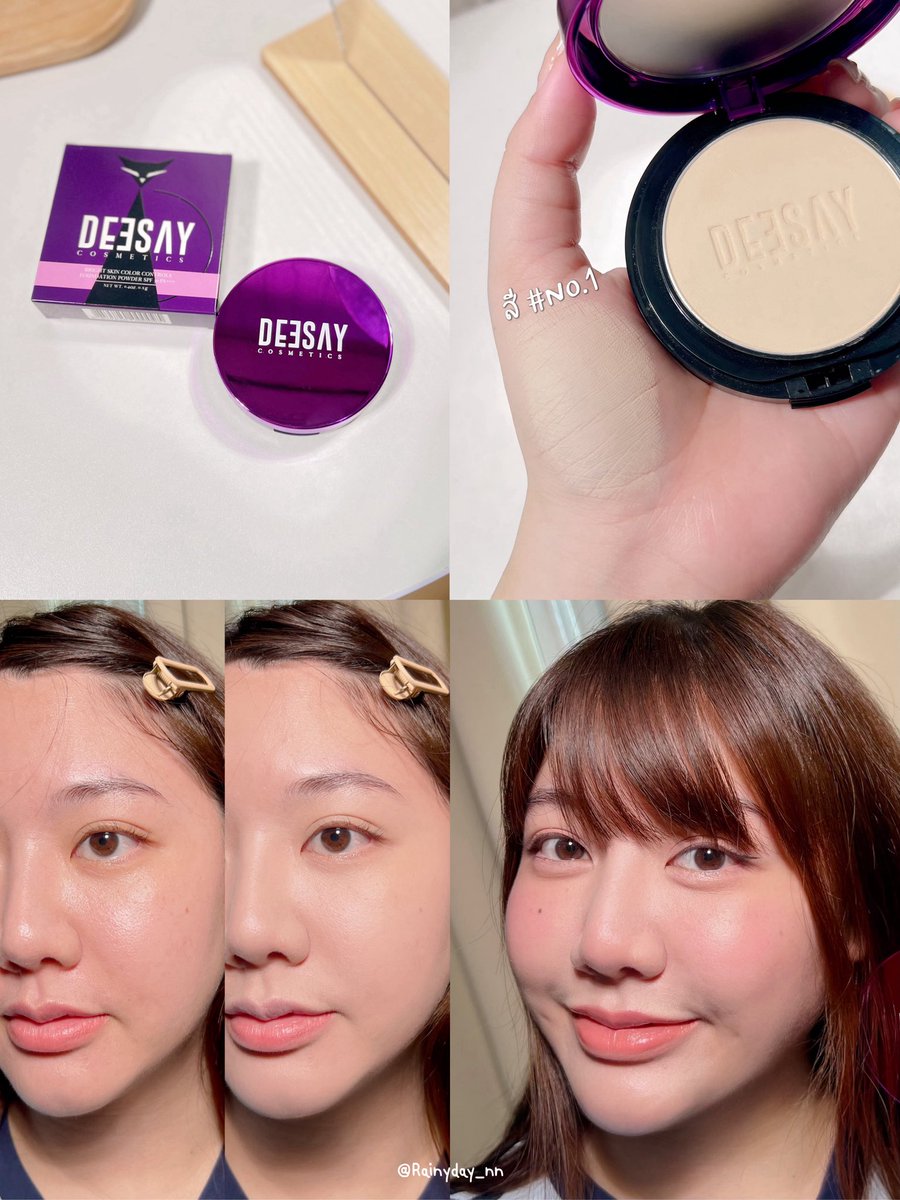 Rainyday_nn's tweet photo. 💜ถ้าใครหาแป้งปรับผิวเนียนแต่เบาผิว มาตำ!
แป้ง #deesay เป็นแป้งที่เนื้อเบามากก ตบทับๆกันคือไม่เป็นคราบ กริบแต่ไม่โป๊ะอ่ะ ปกปิดกำลังดี พรางพวกร่องลึก ริ้วรอย หน้าดูเนียนใส เนื้อแป้งมีชิมเมอร์นิด ๆ ทำให้ผิวดูโกลว์ขึ้นด้วย ที่สำคัญติดทนมากก กันน้ำ กันเหงื่อ หน้าไม่ดรอปคือเริ่ดด! ✨ #แป้งดีเซ้ย์ #ใช้ดีบอกต่อ
