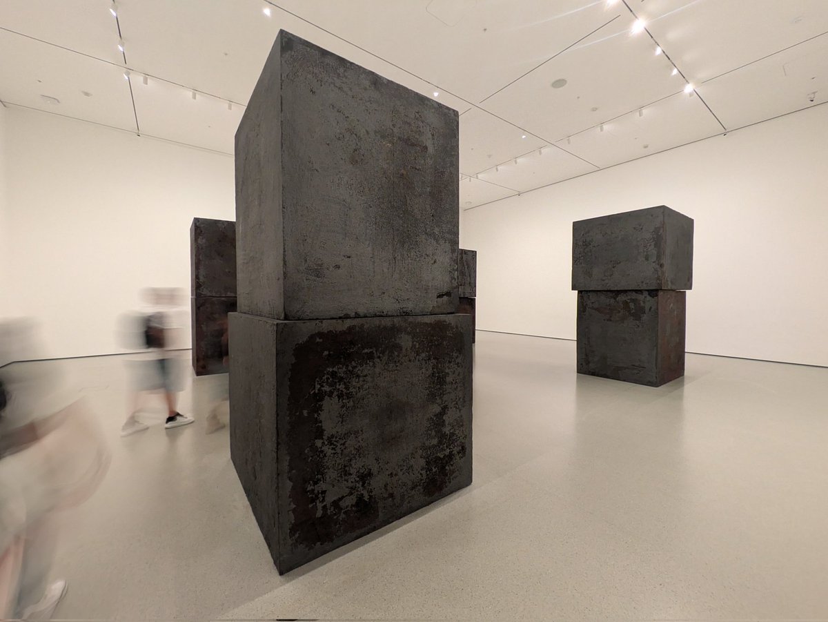 U________'s tweet photo. Richard Serra / MoMA / AUGUST 2025 https://t.co/j9rzN1UbDw