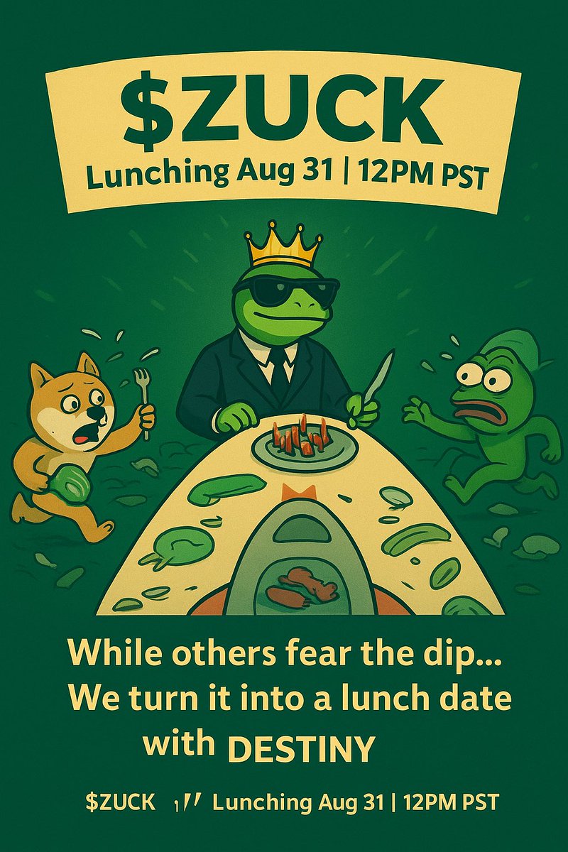master4366's tweet photo. @1000xgirl ALTSEASON IS HERE ππ₯
And nothing screams domination louder than $ZUCK β The Lizard King ππ¦
π
Launch: Aug 31st | 12PM PST
Built different. Backed by community. Destined to lead. π
@eyeofzuck
TG: https://t.co/JHiBYf5nIB
#ZUCKCoin #ALTSEASON https://t.co/Dydq9jGyDw