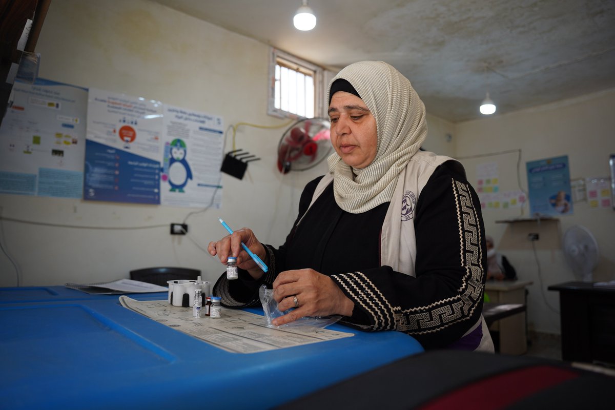 WHO Syria (@whosyria) on Twitter photo Amer, a vaccination supervisor in Idlib says, “It’s not just about giving vaccines. It’s about building trust.”
With support from <a href="/gavi/">Gavi, the Vaccine Alliance</a> & <a href="/gatesfoundation/">Gates Foundation</a>, <a href="/WHO/">World Health Organization (WHO)</a> supports 80+ immunisation centres in Idlib & Aleppo.
Read how vaccination teams reach camps: bit.ly/45ZdCm9 Amer, a vaccination supervisor in Idlib says, “It’s not just about giving vaccines. It’s about building trust.”
With support from <a href="/gavi/">Gavi, the Vaccine Alliance</a> & <a href="/gatesfoundation/">Gates Foundation</a>, <a href="/WHO/">World Health Organization (WHO)</a> supports 80+ immunisation centres in Idlib & Aleppo.
Read how vaccination teams reach camps: bit.ly/45ZdCm9