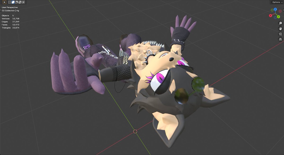 CoadaoModels's tweet image. Okay now how do I export this to VRChat
#wip #art #3D #sonicOC #OC