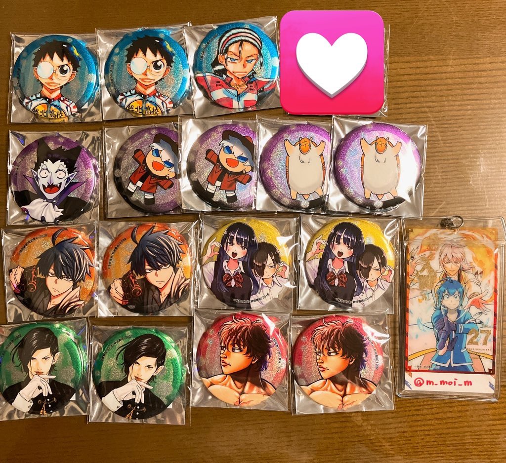 【交換】
秋田書店 コミケ 特典 缶バッジ

🌟求
C106 if魔フィア
C100以前 魔入間
(各1)

🌟譲
画像参照

郵送交換になります。
検索からもお気軽にお声掛けください。