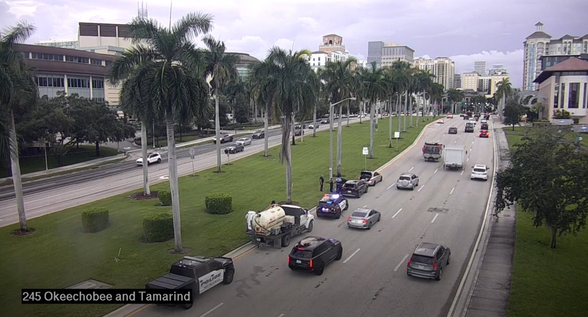 wpbf_yasmine's tweet image. DELAYS IN WEST PALM BEACH: An earlier crash on the EB lanes of Okeechobee Blvd. approaching the Kravis Center has cleared but is still causing delays. I would use Belvedere Rd. east to Parker Ave. to reenter Okeechobee as a way to get around it #FirstWarningTraffic @WPBF25News