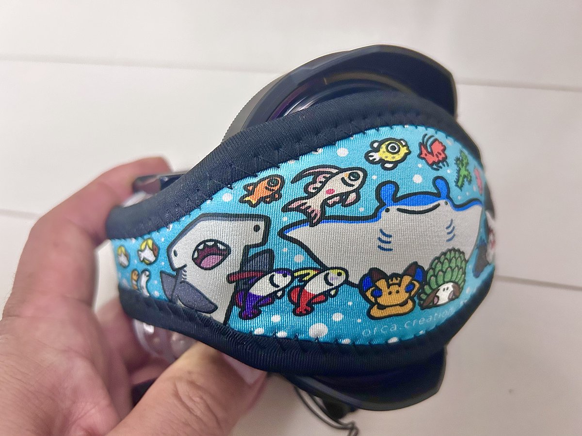 オルカさん( <a href="/orca_creation/">orca.creation</a>  )製作の
goproワイコンレンズカバーが届いた😁✌️
無茶苦茶可愛えぇ〜🤩👍