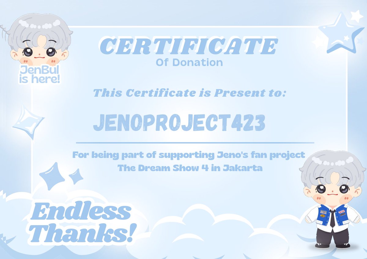 Jenfs, yuk ramaikan project ini juga! mari kita usahakan semua project untuk Jeno dapat berjalan dengan lancar 🩵