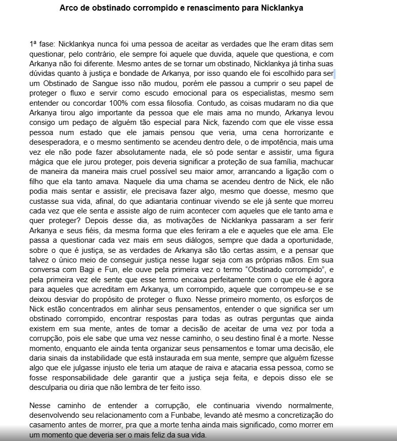 AknicklinkATT's tweet photo. Ontem o Nick mostrou um pouco do PDF dele, a 3ª fase ele não mostrou, pois acha que talvez dê pra usar na terceira temporada https://t.co/xngqkV0YT0