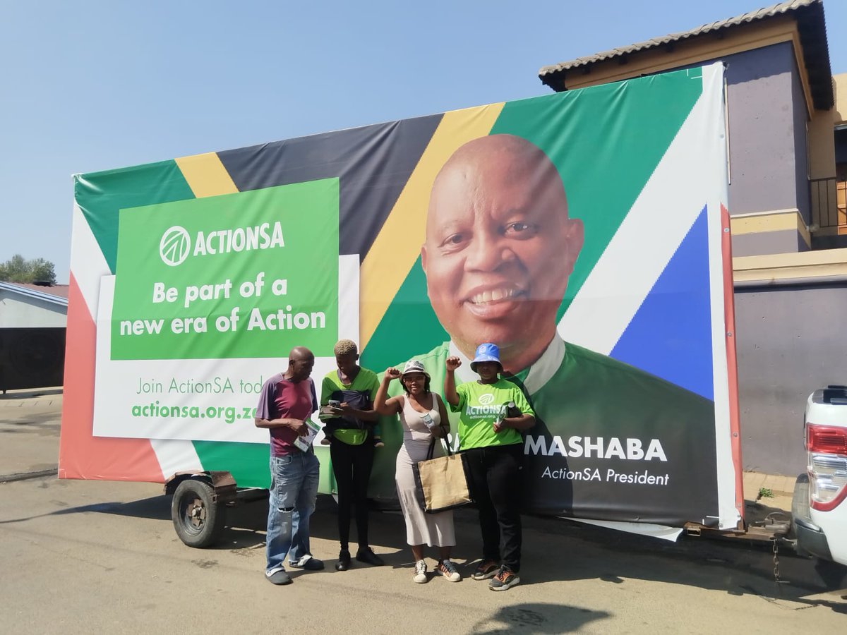 On the ground in the City of Johannesburg Ward 130, engaging with residents ahead of the by-election on the 10th of September.

#VoteActionSA and Siyabonga Zwane - a candidate committed to delivering services and putting the community first.

#VoteForServices