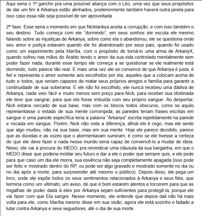 AknicklinkATT's tweet photo. Ontem o Nick mostrou um pouco do PDF dele, a 3ª fase ele não mostrou, pois acha que talvez dê pra usar na terceira temporada https://t.co/xngqkV0YT0