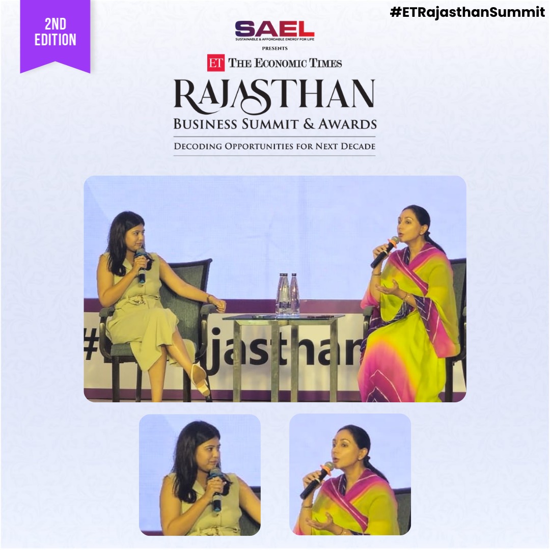 ETTravelworld's tweet photo. Diya Kumari, Hon’ble Deputy Chief Minister, Government of Rajasthan, delivers the Keynote Address at ET Rajasthan Business Summit 2025, outlining her vision for the state’s growth and prosperity.

Know More - https://t.co/C6cMNu29rp 

#ETRajasthanSummit https://t.co/iA2JuGcjpb