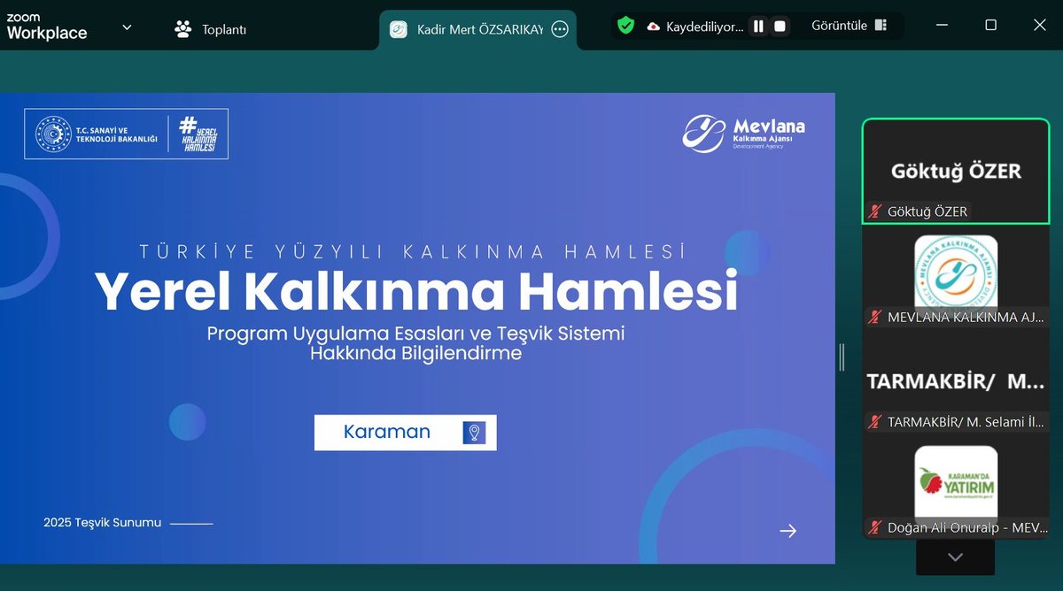 #YerelKalkınmaHamlesi Teşvik Programı tanıtım faaliyetleri kapsamında MEVKA koordinasyonunda TARMAKBİR–Tarım Alet-Ekipman İmalatçıları Birliği ve ilgili il YDO’larının iş birliği ile sektör temsilcileri yatırım teşvik sistemi hakkında bilgilendirildi.
<a href="/KalkinmaAjansGM/">Kalkınma Ajansları Genel Müdürlüğü</a> <a href="/Mevlana_ka/">MEVKA</a>