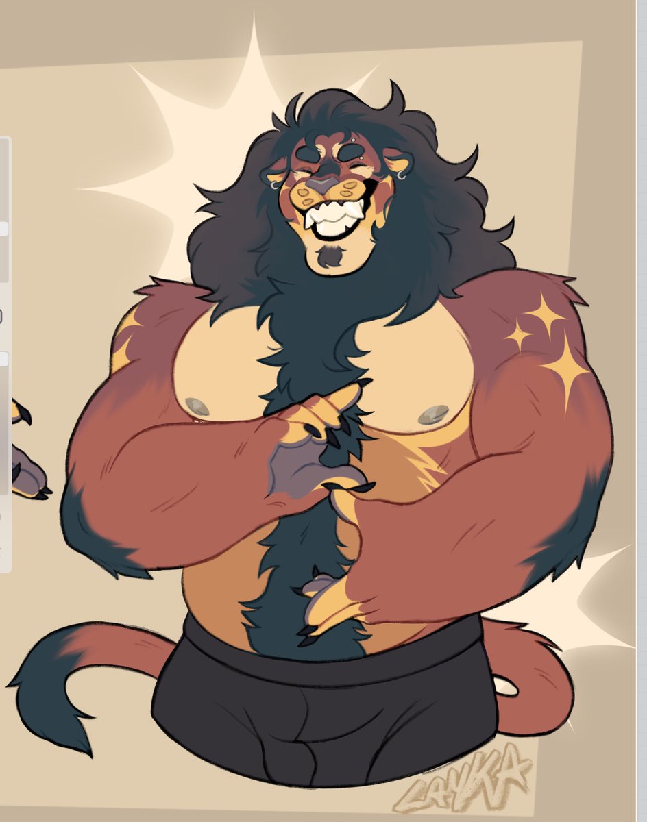 I also can do a halfbody like this for 80$
Just dm if u are interested!!💕