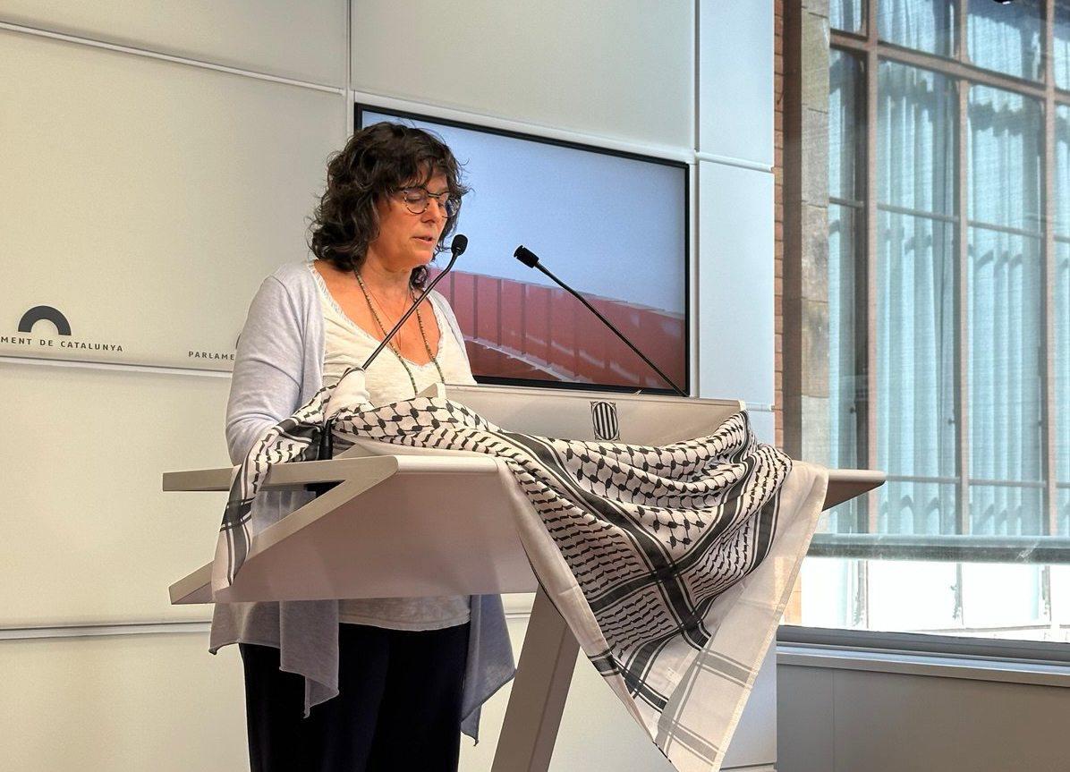 🟡  La diputada de la CUP, Pilar Castillejo, i el membre del Secretariat Nacional, Adrià Plazas, embarcaran aquest diumenge rumb a Gaza amb la Global Sumud Flotilla que salparà del Port de Barcelona direcció Gaza. La solidaritat amb els pobles ocupats és una arma independentista