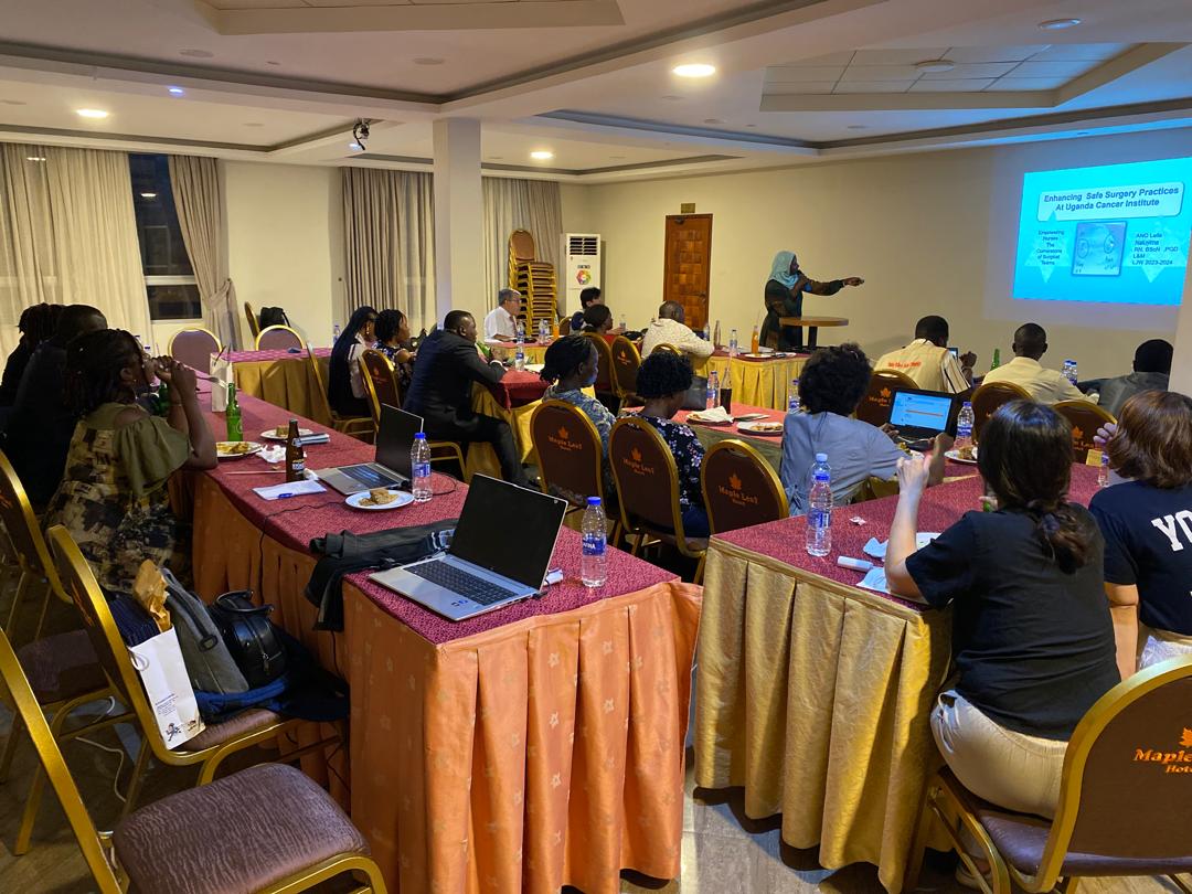 🎉✨ Strengthening Uganda’s Health Systems!
📍 26 Aug 2025 | Marple Leaf Hotel, <a href="/CityMasaka/">Masaka City</a>
Under the 2024 Dr. Lee Jong Wook Fellowship Program, KOFIH Global Alumni (KGA) presented their action plans to:
 ✅Advance EMS &amp; Trauma Care 🚑
 ✅Transform Peri-Operative Nursing 🏥
