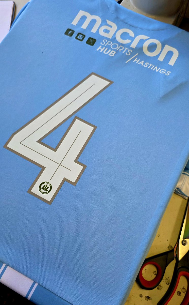 HOT ON THE PRESS 🔥
Right in the thick of it , busy as ever getting all you kits and teamwear printed up for the season.

Check out what's coming for <a href="/Ninfield_FC/">Ninfield Football Club</a> this week 😍

#MacronHastings x #NinfieldFC