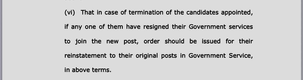 🔴 कोर्ट ने महत्वूर्ण निर्णय दिया की अगर कोई पहले से लगी हुई सरकारी  नौकरी छोड़ के SI जॉइन किया है तो उसकी पुरानी नौकरी में वापस जा सकता है..
#si_भर्ती_2021_रद्द
<a href="/manojmeena/">Manoj Meena</a> <a href="/hanumanbeniwal/">HANUMAN BENIWAL</a> <a href="/SachBedhadak/">Sach Bedhadak</a>