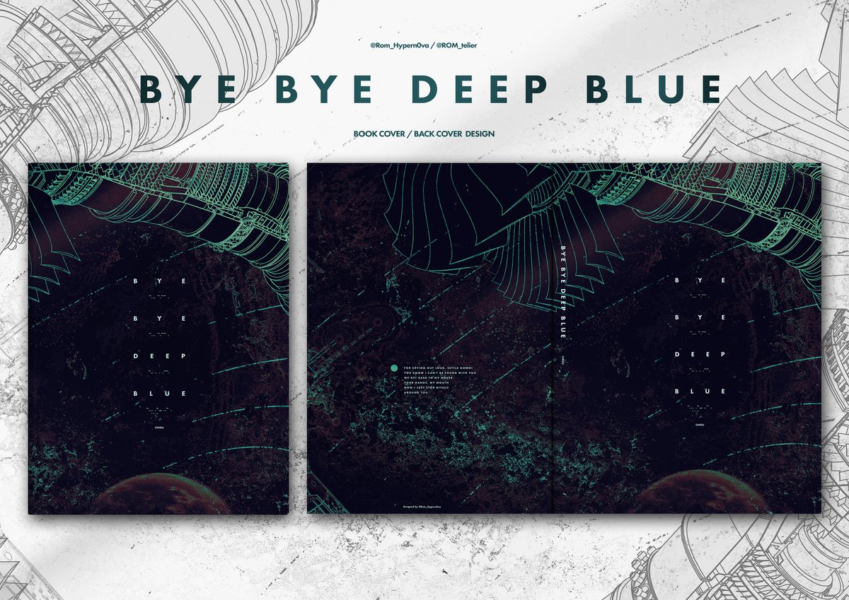 Rom_Hypern0va's tweet photo. 🔓[표지 디자인]            

개인지 <BYEBYEDEEPBLUE>의 표지를 작업했습니다! https://t.co/AjpahHWYTz