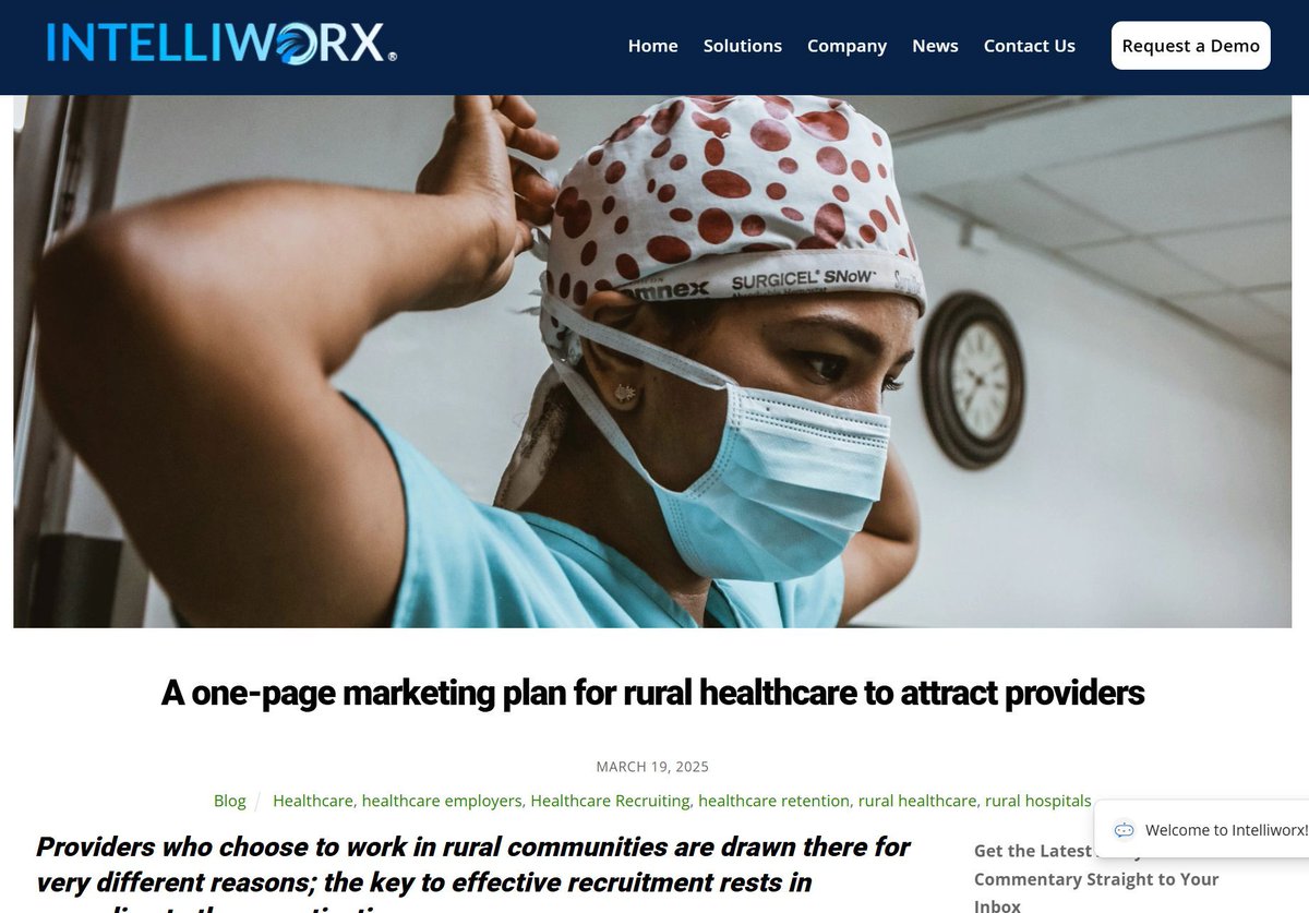 intelliworx's tweet image. THANK YOU to #3RNET for allowing us to be part of the annual conference and to all the attendees we had the privilege to meet. If you missed our one-page rural recruiting marketing plan, you can download it now. 
buff.ly/TybEu0P