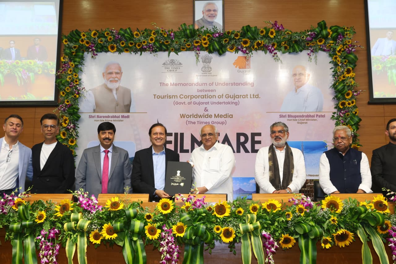 Gujarat to host 70th Filmfare Awards 2025; state signs MoU with Times Group