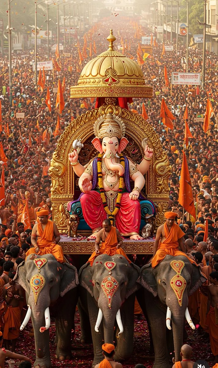 #GaneshChaturthi2025
🚩गणपति  बप्पा  मोरिया  🚩
🚩मंगल  मूर्ति मोरिया  🚩