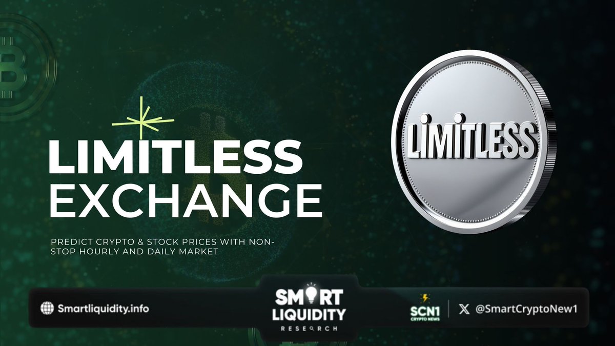 🧩 @trylimitless is the top prediction playground on @Base! Guess crypto  and stock prices with round-the-clock hourly and daily markets. Trade  whenever, wherever! #Limitless Exchange lets you swap natural language  predictions of