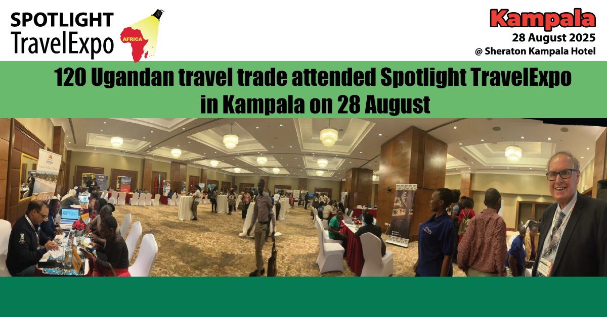 Our first ever Spotlight TravelExpo in Kampala a great success with 120 Ugandan travel trade networking with 36 African and Indian Ocean Island exhibitors
spotlightworkshops.co.za/photo-gallery-…