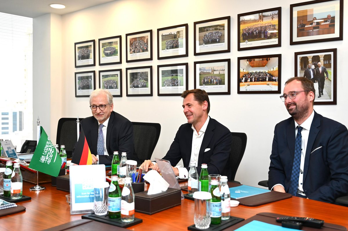 Dr. Abdulaziz Sager, Chairman of the Gulf Research Center (GRC), met with Mr. Daniel Gerlach <a href="/DanielGerlach1/">Daniel Gerlach</a>, Chief Editor of Zenith and Head of the Candid Foundation along with HE Mr. Thomas Schneider, Ambassador of the Federal Republic of Germany to Yemen at the GRC’s office in