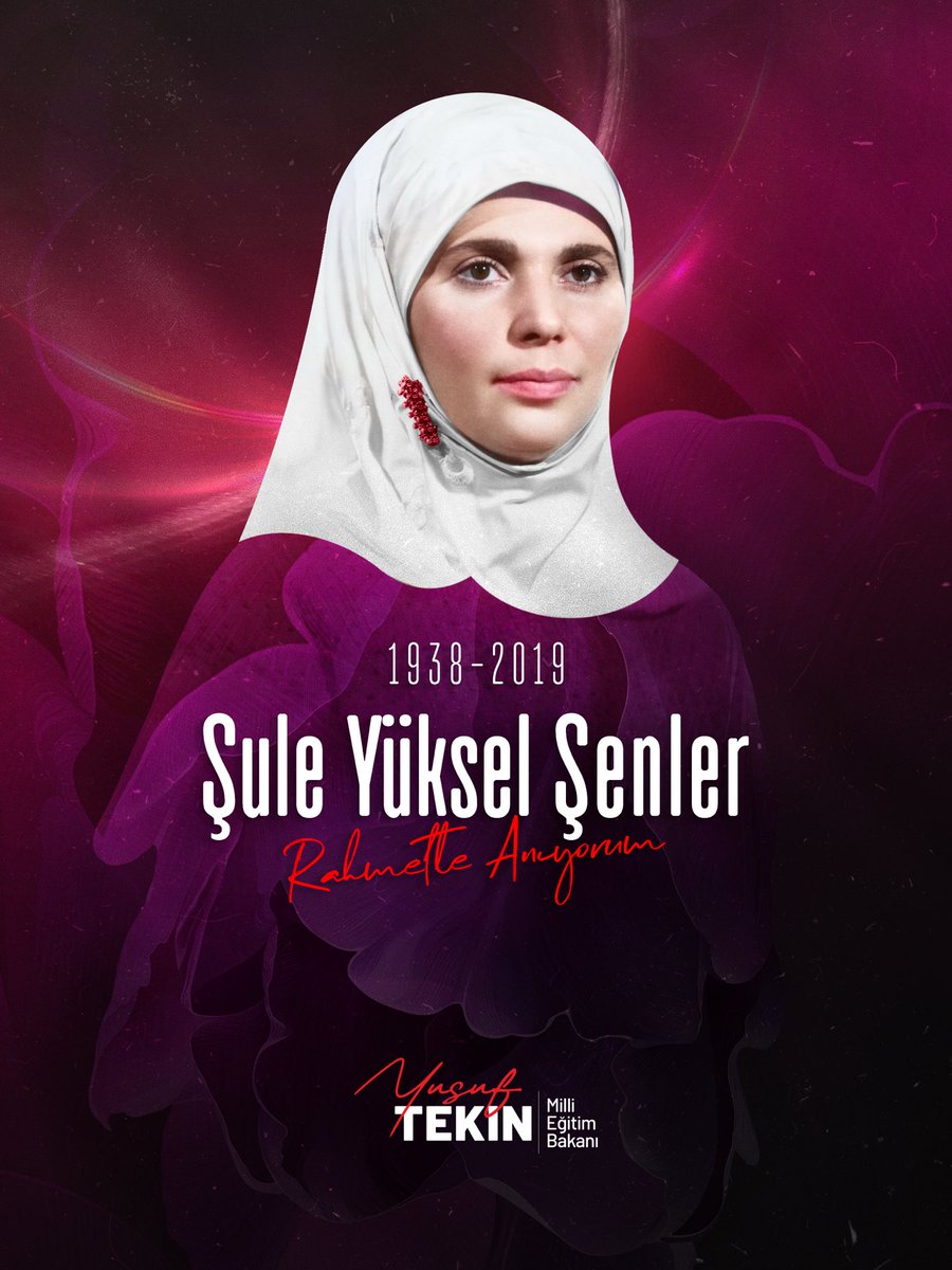 “Ey kendini insan bilen insan, kendini oku!” çağrısıyla gönüllere dokunan, kalemiyle iz bırakan, fikirleriyle yol gösteren ve mücadelesiyle nesillere örnek olan Şule Yüksel Şenler’i vefatının yıl dönümünde rahmet ve minnetle yâd ediyorum.