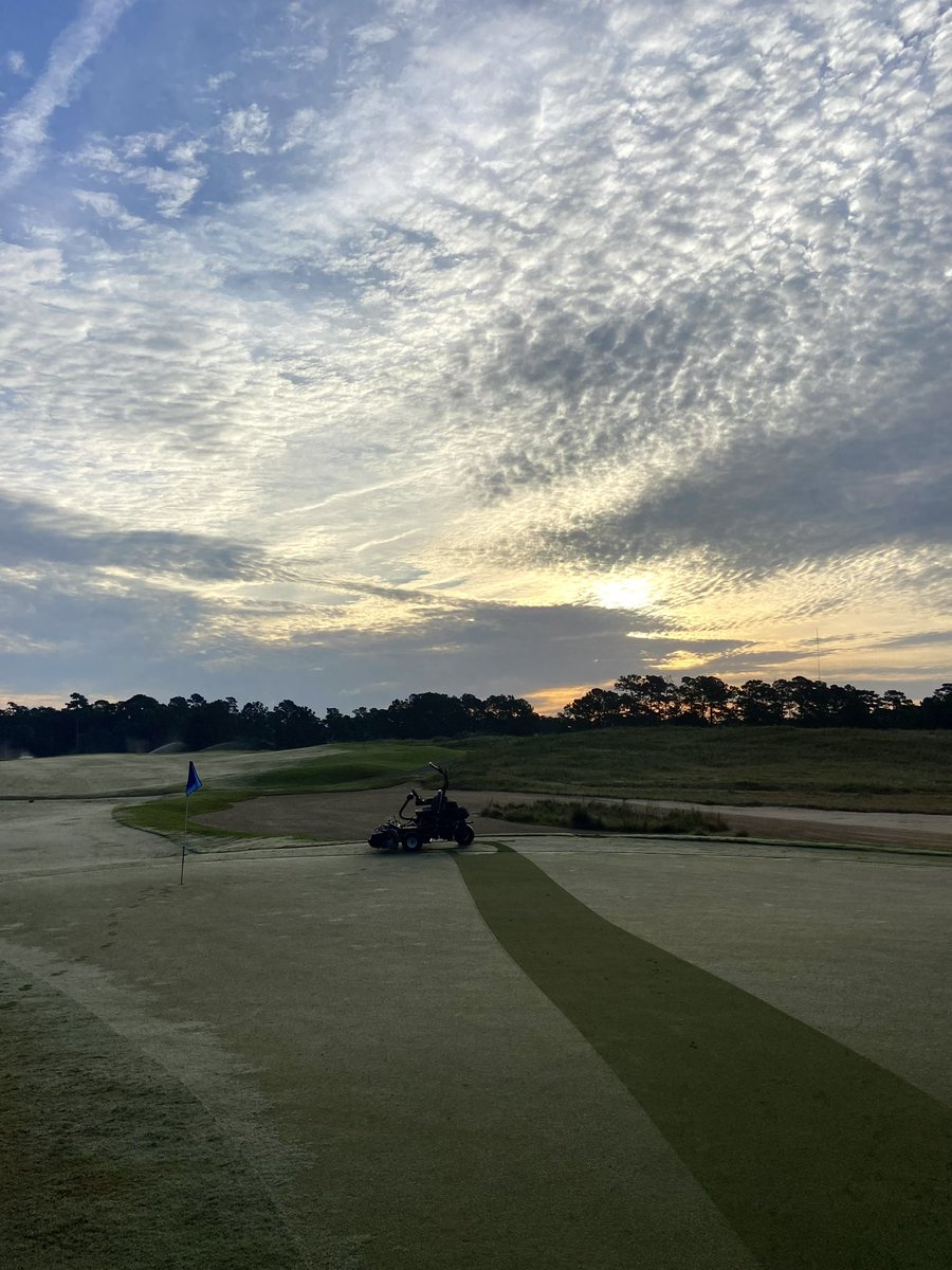 KThompGolf1's tweet photo. Day 4 course prep. Enjoy your round. #truebluegolf #mikestrantz #worldam https://t.co/N9tzIz9NTm