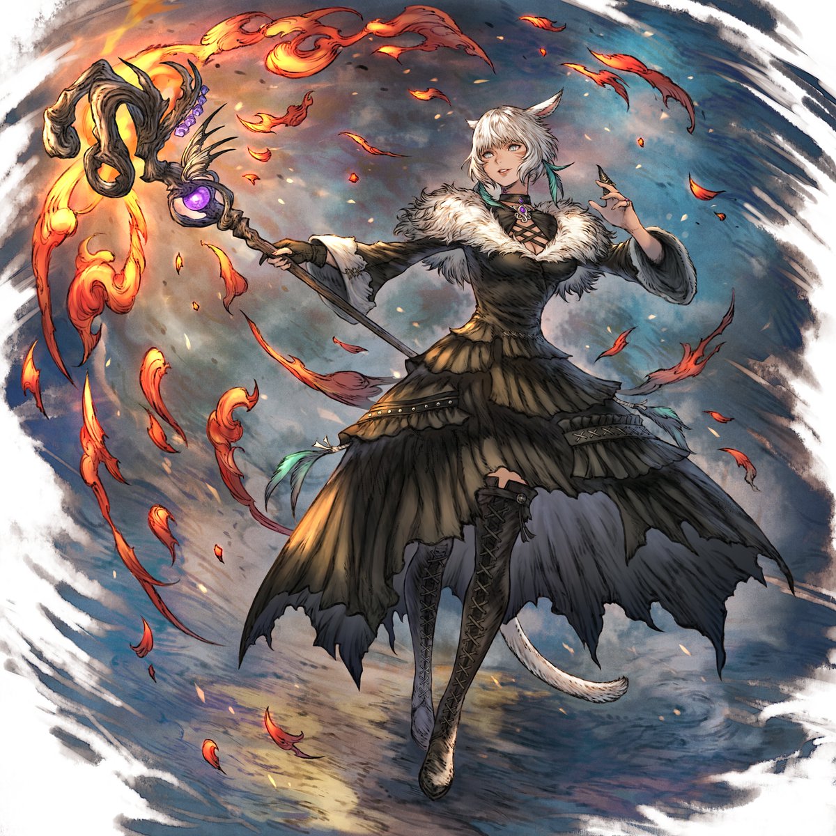 新生発売12周年Players Voice Projectの企画用に描かせて頂いたヤ・シュトラ