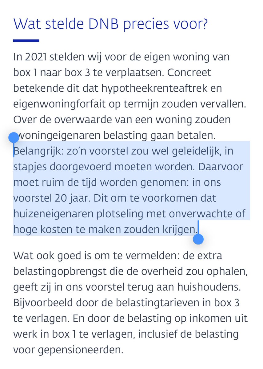 DE VVD liegt weer eens dat het gedrukt staat. De Nederlandse Bank (die schijnen dingen te weten over geld namelijk…) pleit al tijden voor afschaf hypotheekrente. 
Hoe voorkom je dat NL financieel klem komt? Zij geven de oplossing: door afschaf over lange tijd uit te smeren (zij
