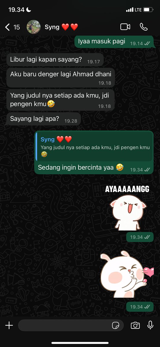 Ihh ihh lucu bgtttt. Pacar aku ingin bercintaa 🥰🥰☺️🤣