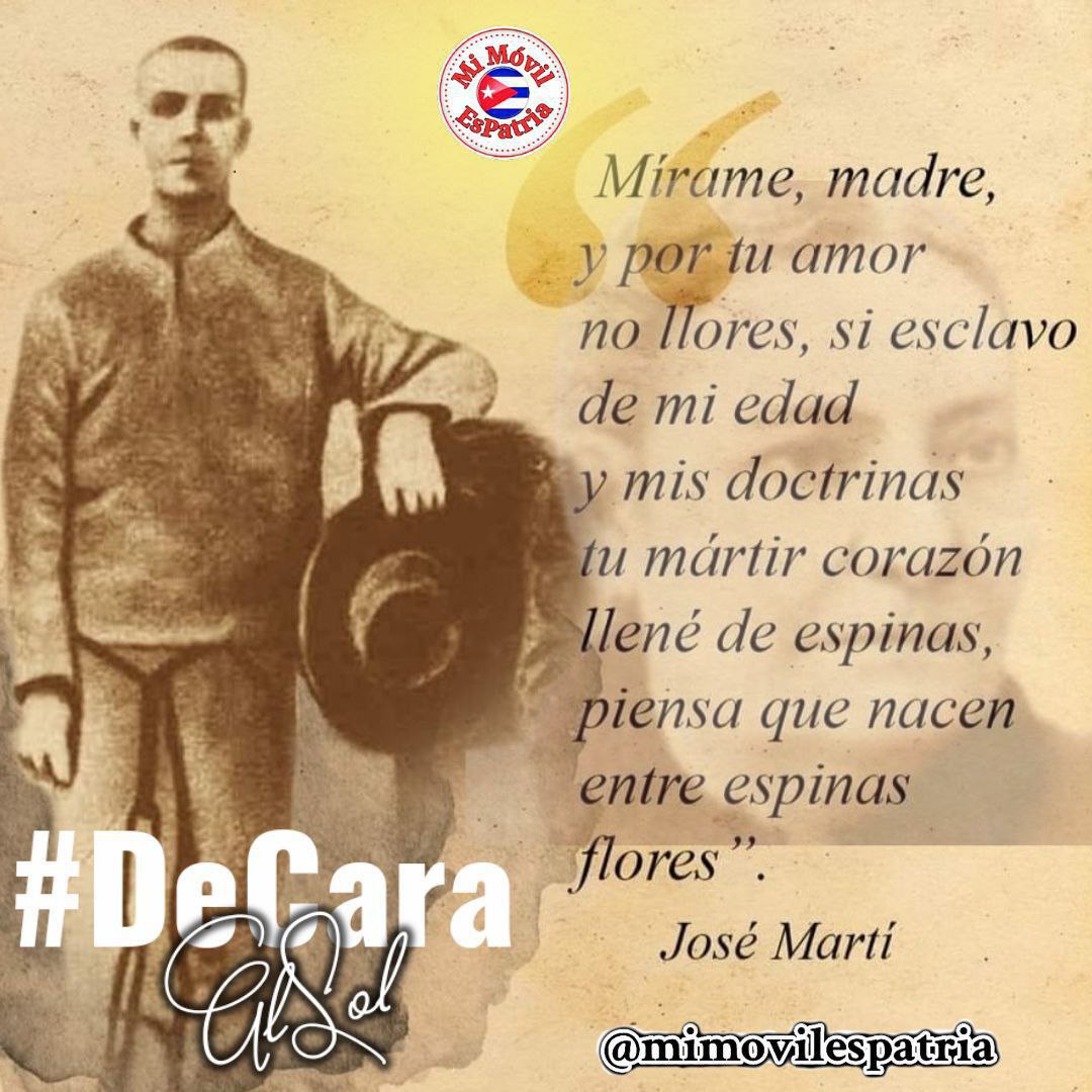 "Mírame, madre, y por tu amor no llores: / Si esclavo de mi edad y mis doctrinas, / Tu mártir corazón llené de espinas, / Piensa que nacen entre espinas flores”. #DeCaraAlSol #CiegodeAvila #Cuba <a href="/CubaMined/">MINED</a> <a href="/JHGcasanova/">julio Heriberto Gómez Casanova</a> <a href="/DiazCanelB/">Miguel Díaz-Canel Bermúdez</a> <a href="/EduardoLopezL65/">Eduardo López Leyva</a> <a href="/DeZurdaTeam_/">DeZurdaTeam 📳</a> <a href="/trocha1222/">Guerreros de la Trocha</a>