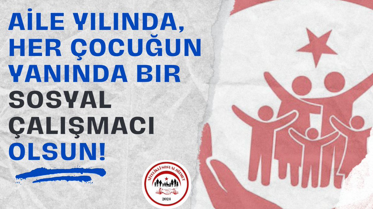 Sayın Bakanımız <a href="/MahinurOzdemir/">Mahinur Özdemir Göktaş</a>,
#AileYılındaSosyalÇalışmacıAta
Aile Yılında sosyal hizmetin gücünü büyütmek ve toplumun ihtiyaçlarını karşılayabilmek için sosyal çalışmacı atamaları acil bir ihtiyaçtır.

📌 2024 KPSS sınavının üzerinden 13 ay geçmiş olmasına rağmen sosyal