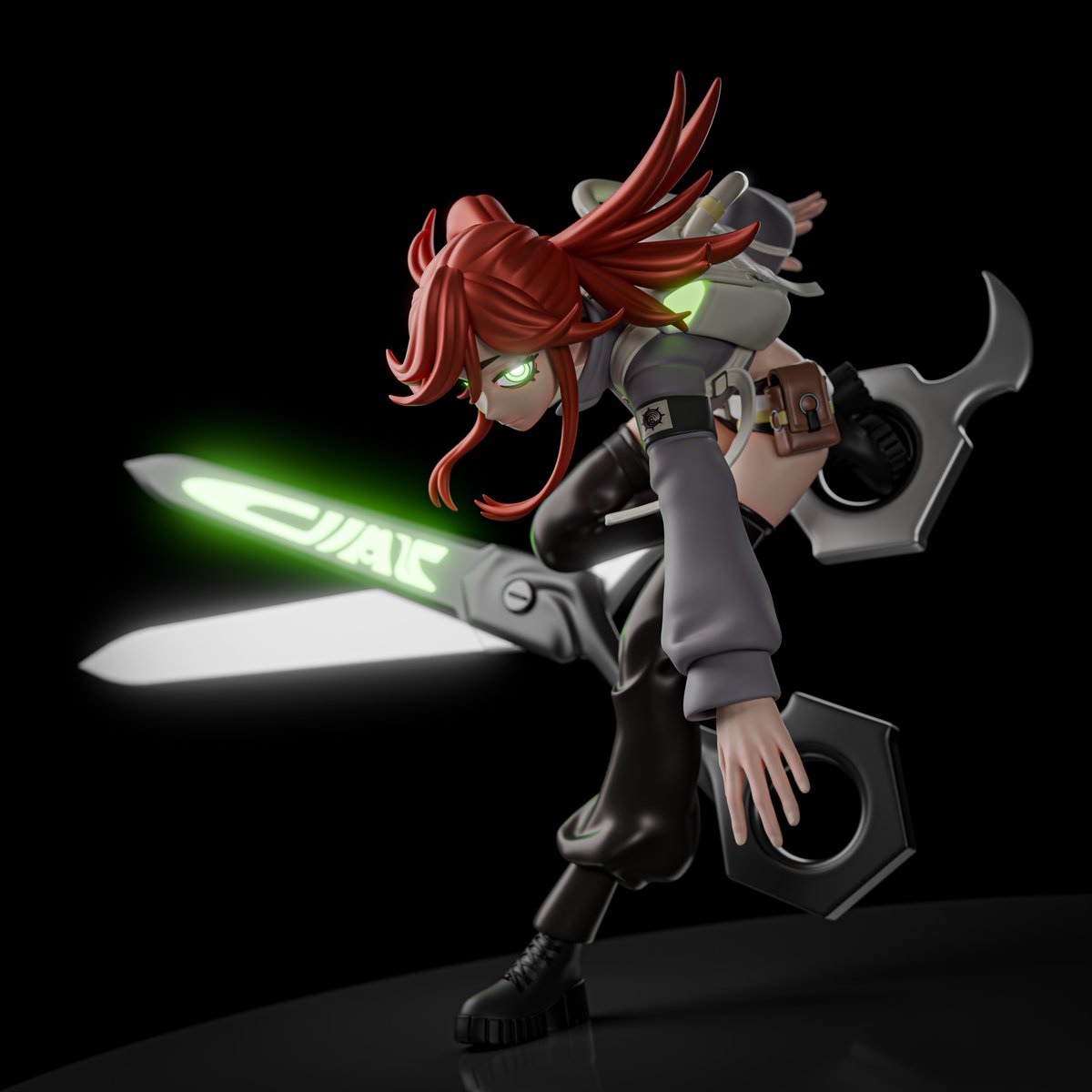 xyxbixn's tweet photo. 相手が強いと、もえるよねー
#GACHIAKUTA #riyoreaper #blender3d  #figure https://t.co/9bkeDqJYVL