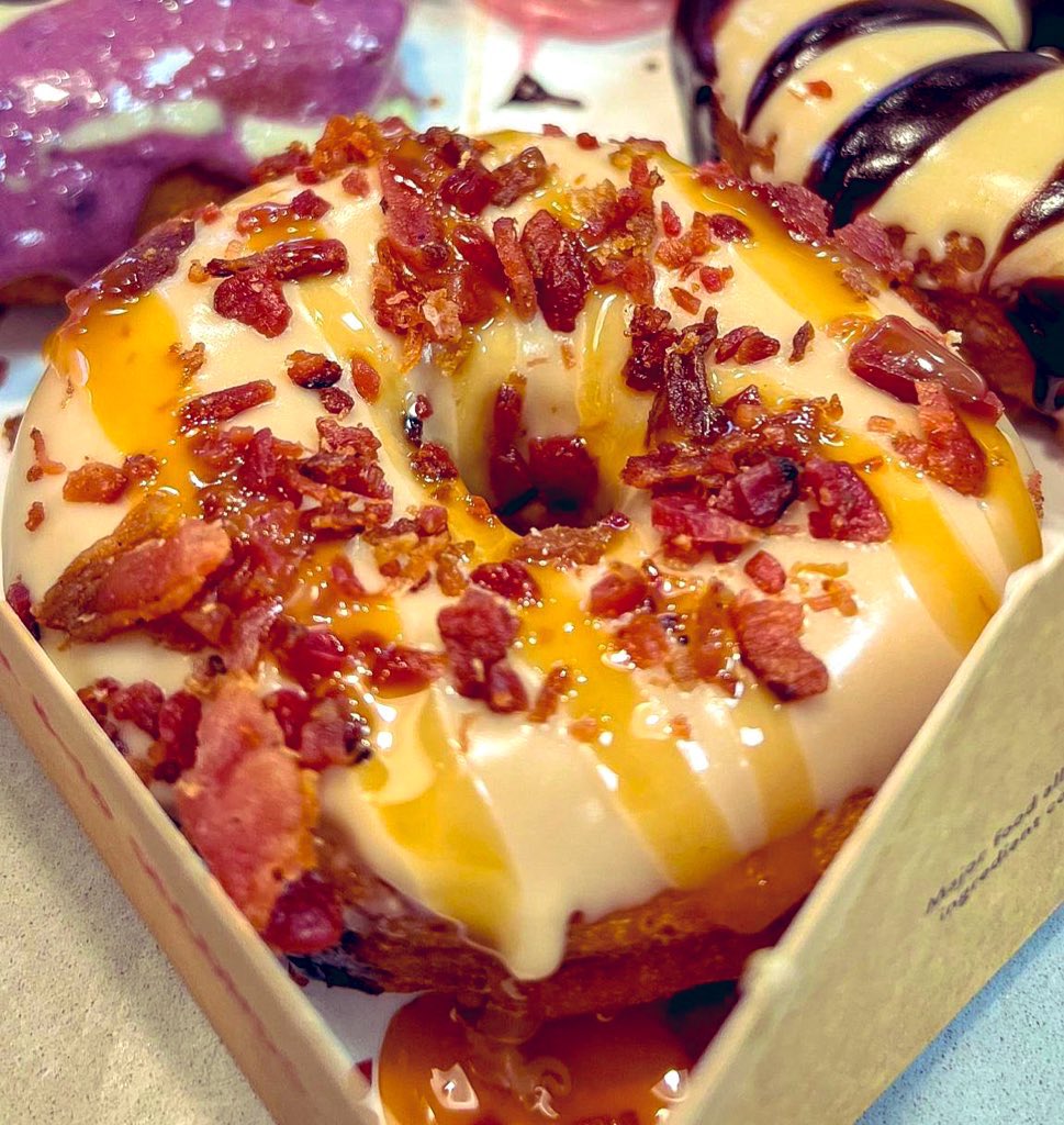 Does bacon belong on a donut? 🍩 🥓