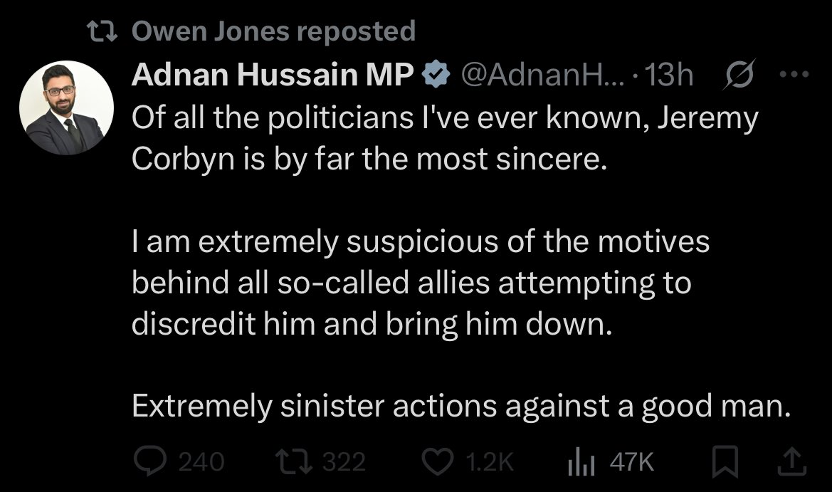 Important to remember that Owen Jones was partying and sniffing coke with IOF soldiers while Gaza burned and Amnesty gave him an award for it. Charlatan.