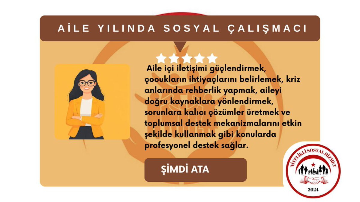 Sayın Bakanımız <a href="/MahinurOzdemir/">Mahinur Özdemir Göktaş</a>,
#AileYılındaSosyalÇalışmacıAta
Aile Yılı’nda ailelerin, çocukların, engellilerin ve yaşlıların yanında olacak olan biz sosyal çalışmacılar, atanmayı bekliyoruz.

📌 2024 KPSS’nin üzerinden 13 ay geçti, hâlâ tek bir atama yapılmadı.
📌 Bakanlığımız