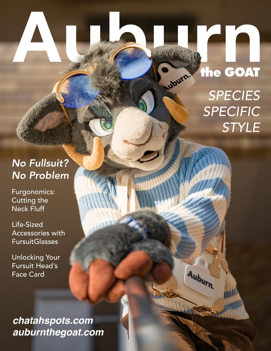 auburnthegoat's tweet image. i heart partial fursuiting