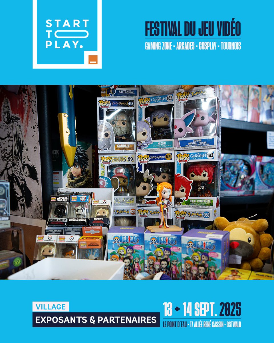 [Programmation 2025] Situé au cœur du festival, retrouvez notre village exposants et partenaires avec de nombreuses animations 🎮 L'endroit idéal pour se faire plaisir et dénicher des produits uniques 🛒 #STPLAY2025
Plus d'informations sur start-to-play.eu/exposants/