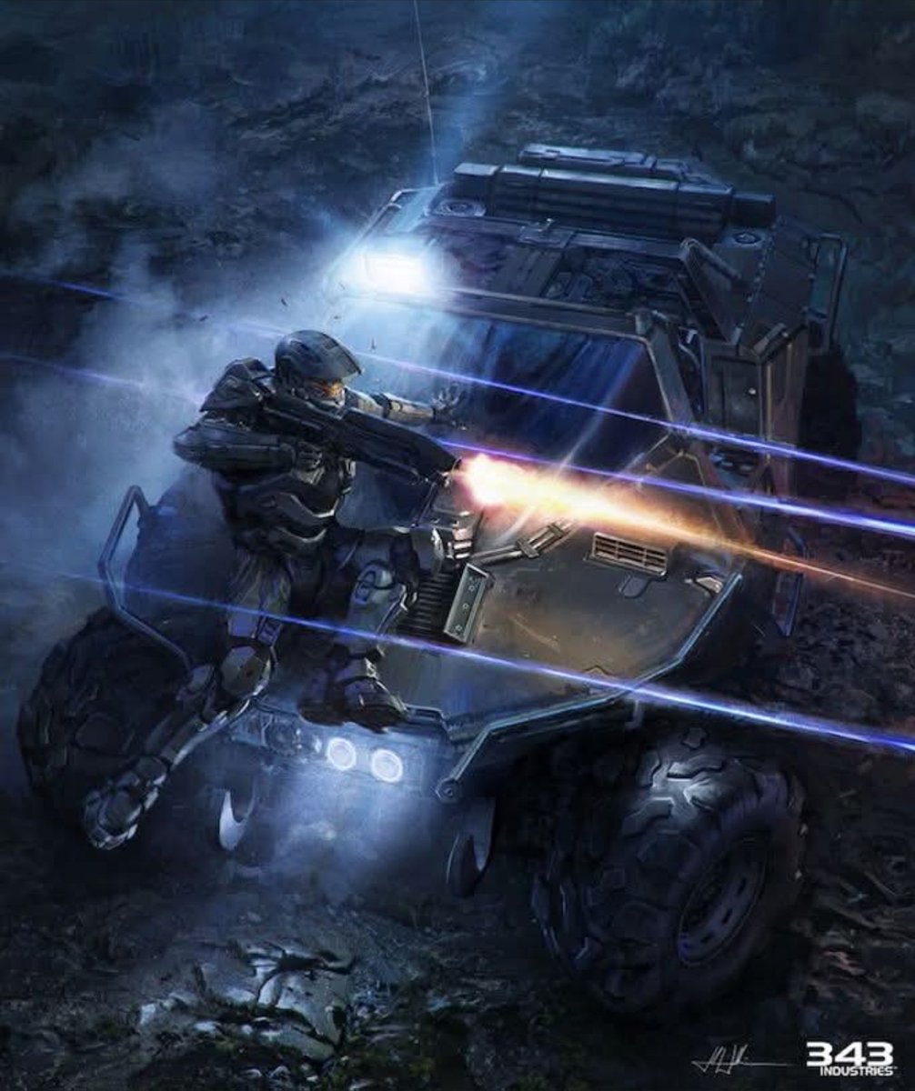 Official #HALO4 concept art by Isaac Hannaford. 🇺🇸⚔️🦅 #343industries #MasterChief #Xbox #HALO