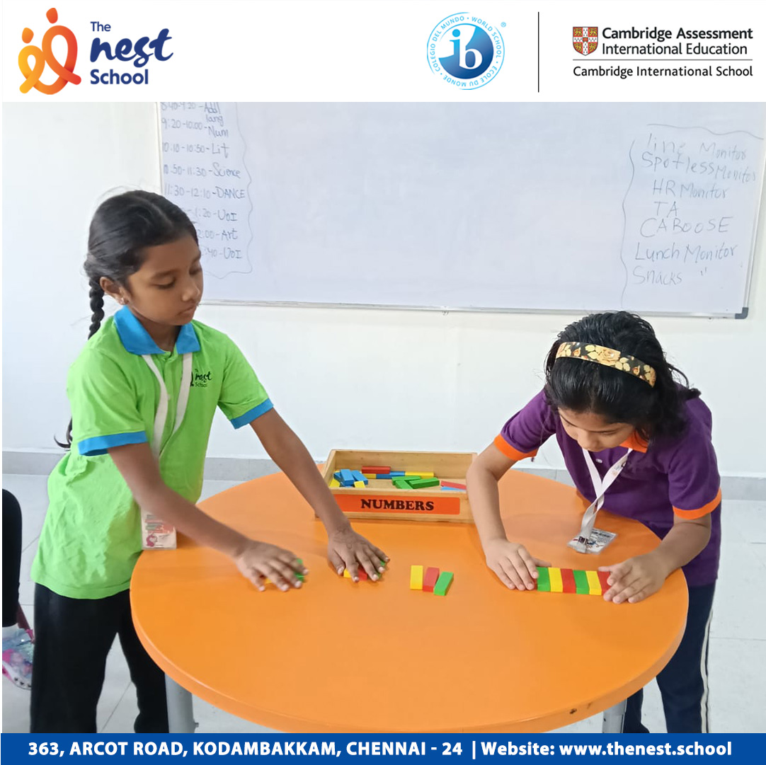 The_NEST_School's tweet image. 🔹 Exploring Patterns in Numeracy! 🔹

Our Grade 3 A &amp;amp; B learners dived into the exciting world of patterns in today’s Numeracy session! 🧩✨

At The NEST School, learning is always about discovery, collaboration, and joy! 🌱📚

#TheNestSchool #NumeracySkills #LearningPatterns