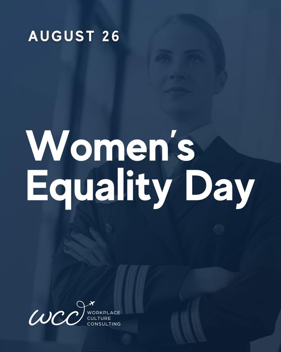 On Women’s Equality Day, we celebrate progress and confront the work still ahead. 💭

In aviation, women have soared through barriers that once seemed unbreakable. Yet, equality isn’t just about getting in the flight deck.