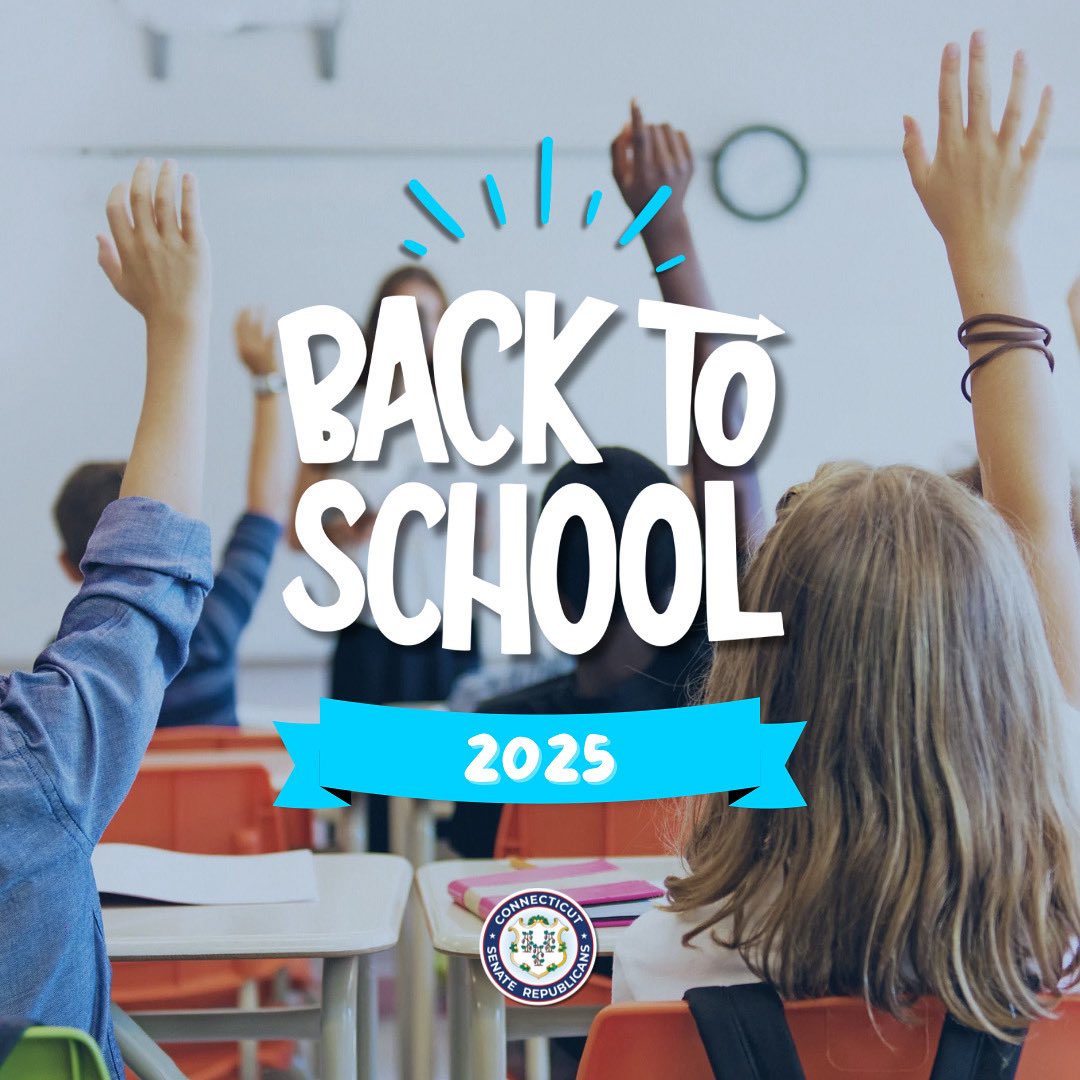 📚💻 A new school year has arrived in Connecticut! Wishing all students, teachers, and families a wonderful year ahead! From classrooms to sports fields, art rooms to science labs, your hard work and creativity are what make our communities stronger. Here’s to a year filled with