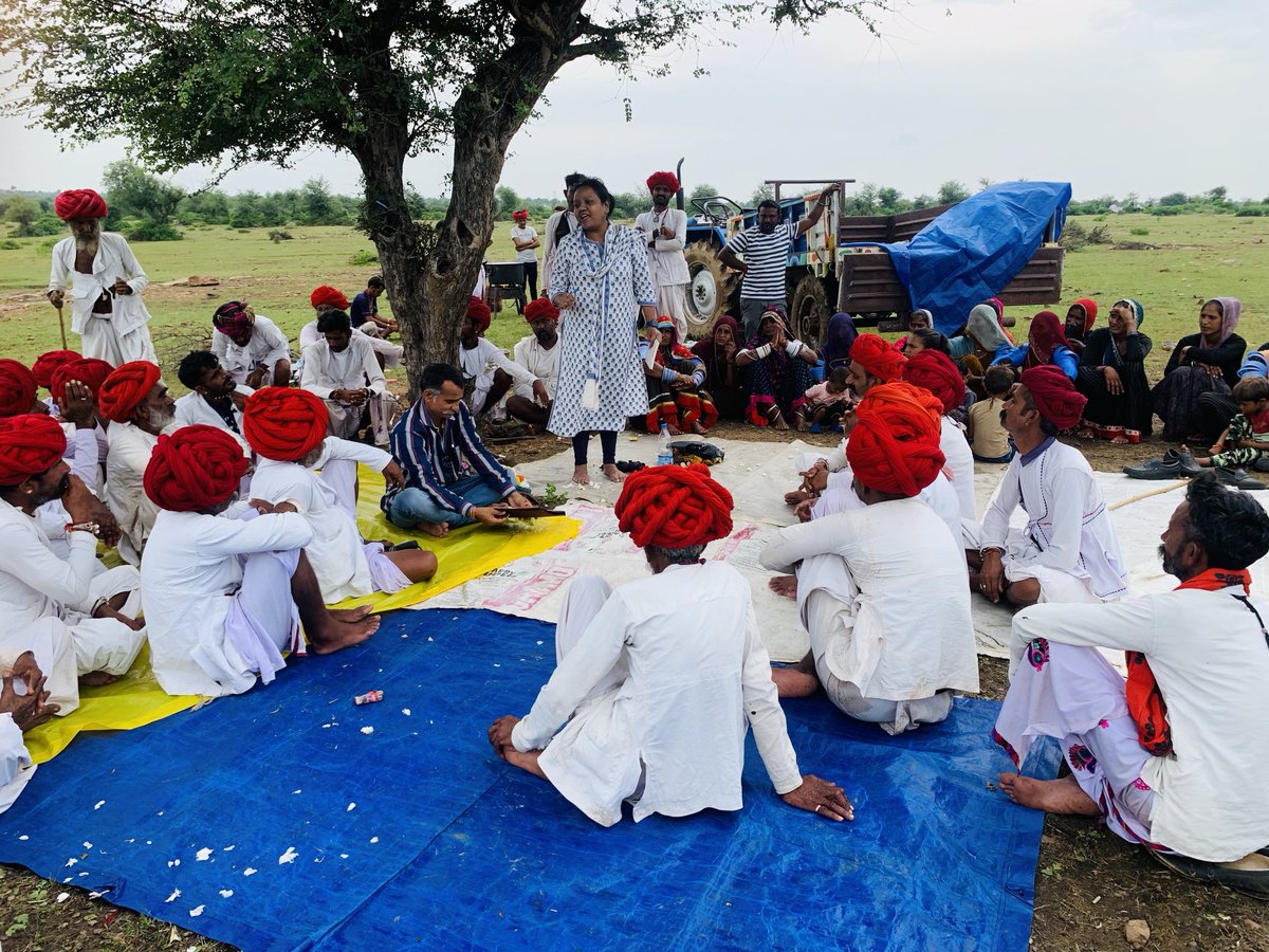 sion_kongari's tweet photo. Today, we're meeting with pastoral leaders from Rajasthan in Neemuch, MP, to hear their concerns and work toward sustainable solutions. Supporting our pastoral communities is vital for preserving both livelihoods and traditions. ⁦@RajCMO⁩ ⁦@sndeep⁩ https://t.co/6OJHuc3V7U