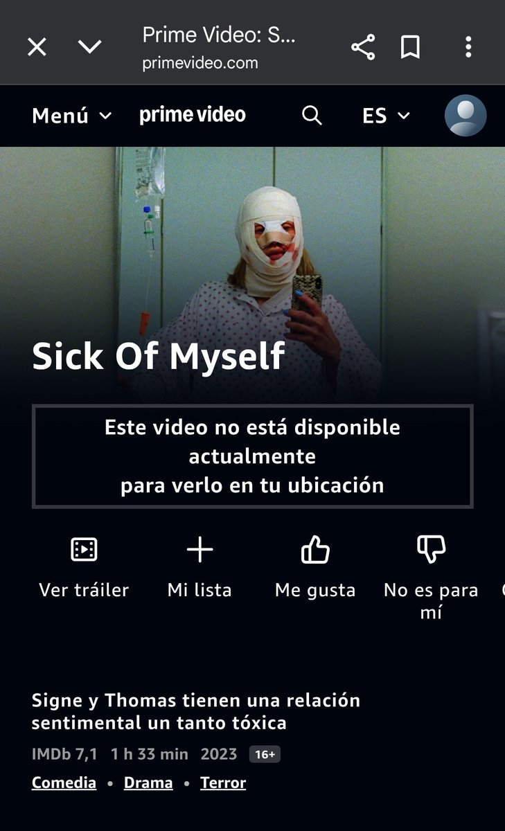 Untalcesar's tweet photo. Pagar #PrimeVideo es tener que acostumbrarse a leer esto, termina siendo la peor pérdida de dinero. https://t.co/pL6fBBOcvI